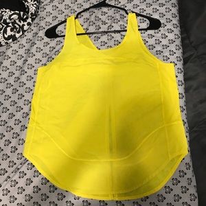 Yellow Lululemon tank